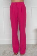 Jo Pleat Detail Tailored Trouser Fuchsia *NEW FIT*
