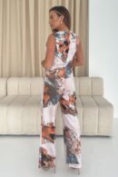 Bobbi Tailored Waistcoat Grey Marble