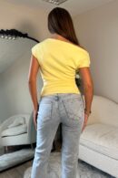 Donna Asymmetric Top Yellow